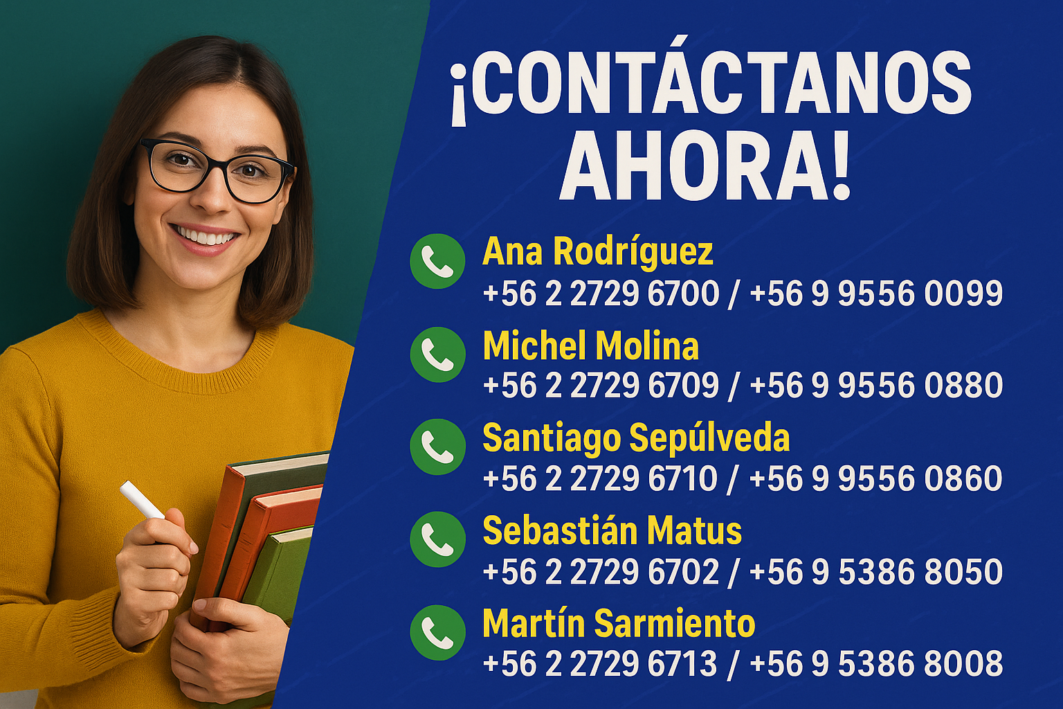 ¡Contáctanos Ahora!